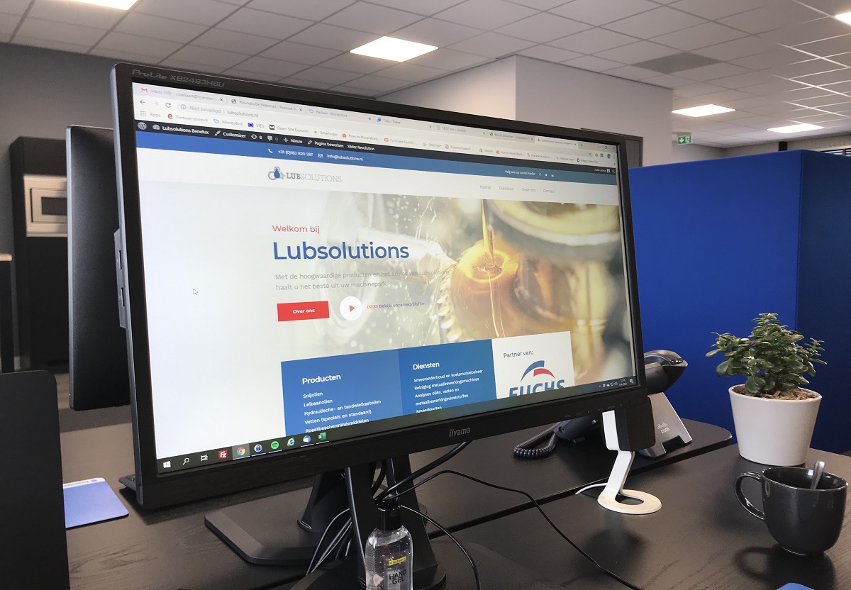Nieuwe website voor Lubsolutions Benelux B.V.